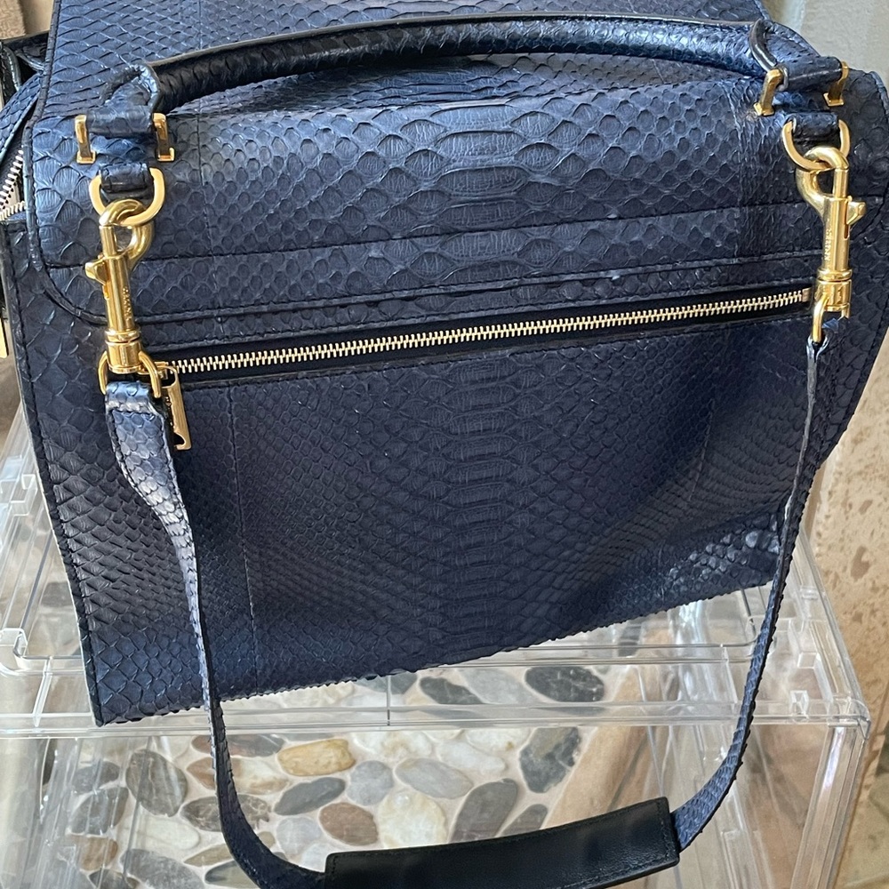 CÉLINE Python Trapeze Bag - Picture 6 of 8